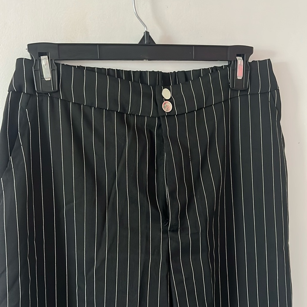 shein pinstripe dress pants, size large